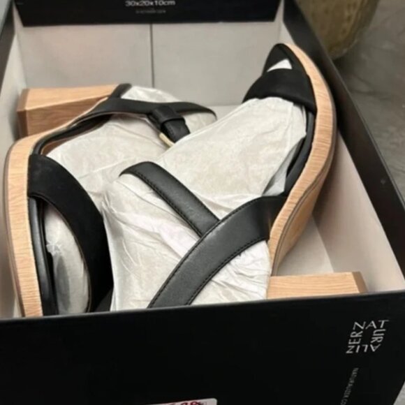 Naturalizer Leather Block Heeled Sandal - Rose (WIDE) - Picture 2 of 6